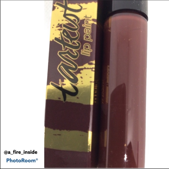 Tarte Creamy Matte Lip Paint Manbun Burgundy goth gothic grunge new in box - Picture 4 of 8
